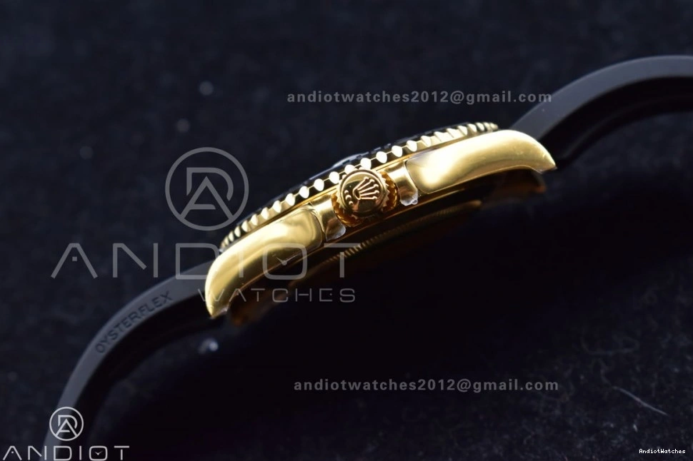 Yacht-Master 1:1 Best Ceramic EyeCatching 1224 Black on Strap Black 42mm VSF VS Edition 3D 226658 Bezel Rubber 0926